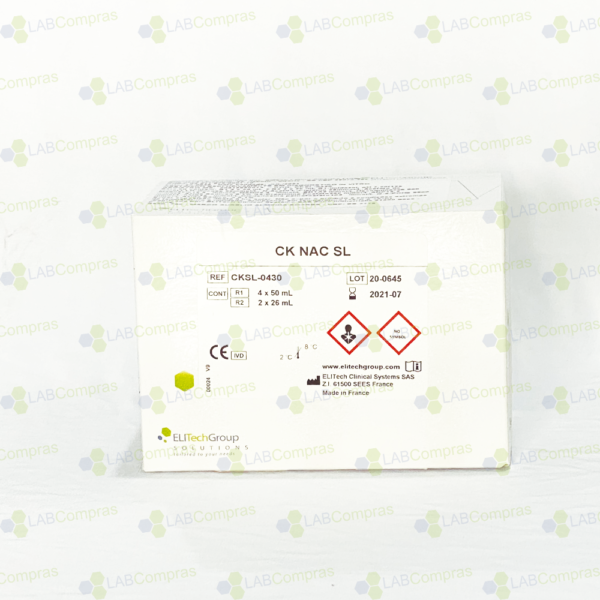 CK NAC SL 4X62,5 ML -ELITECH - REF:652